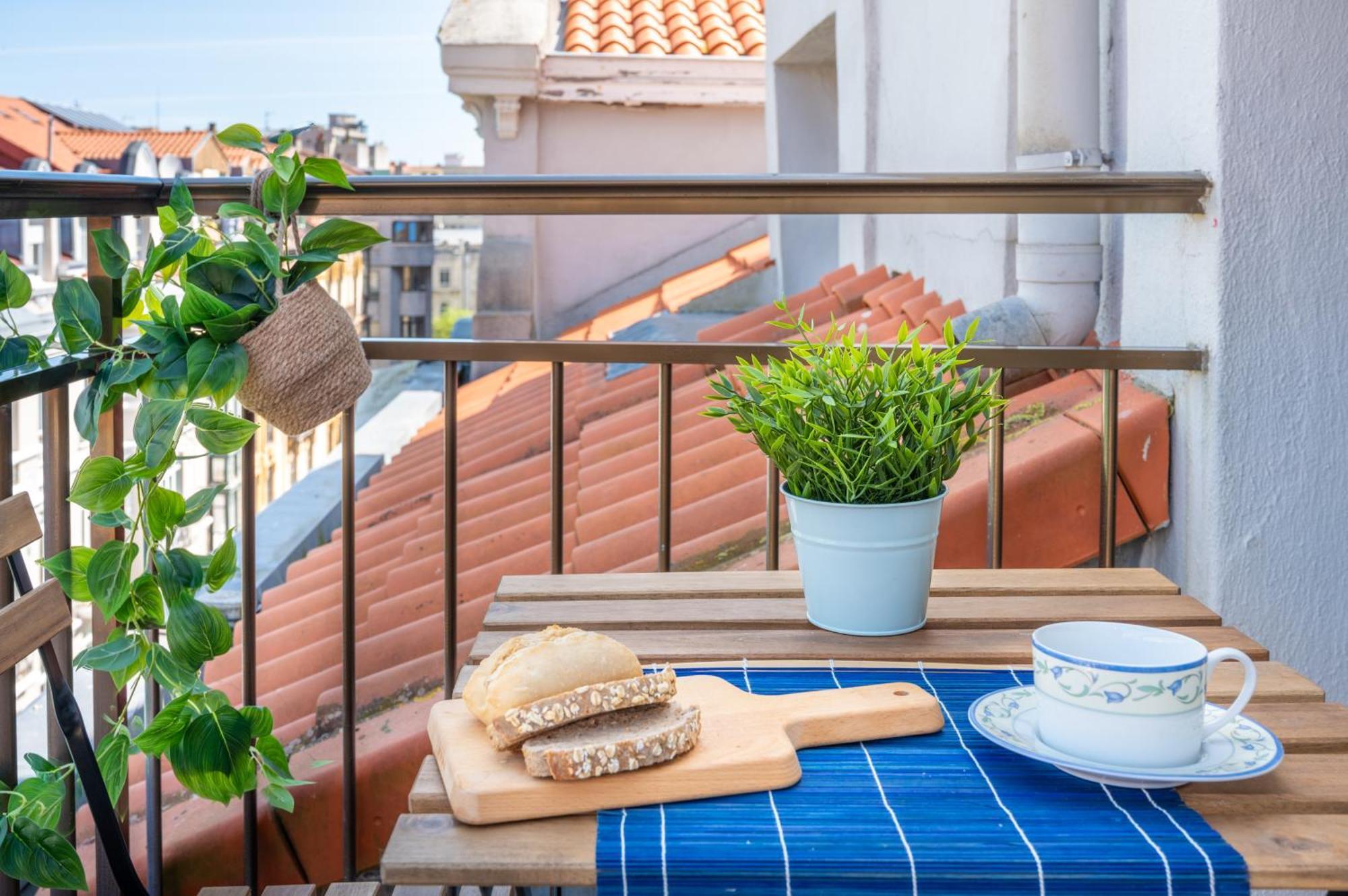 Jm8-Clasico Y Espacioso Apartamento En Pleno Centro De Santander Exterior foto